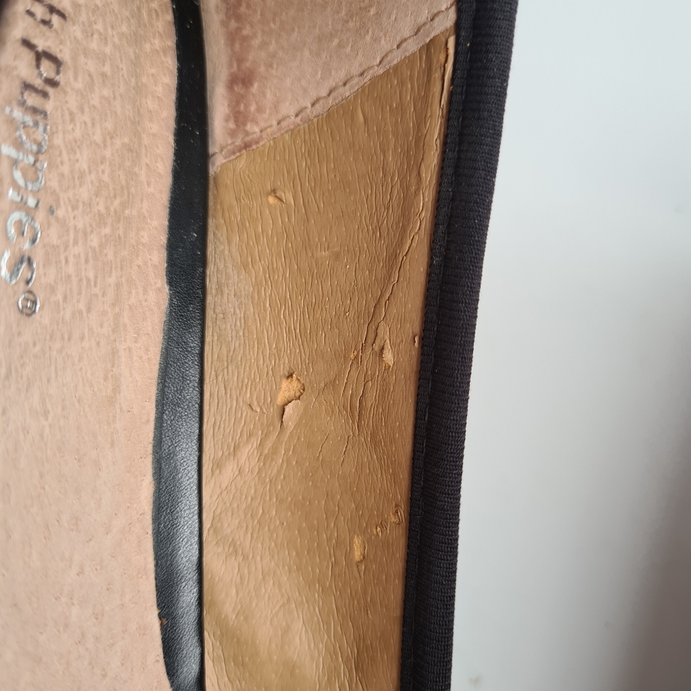 Hush Puppies Size 9 Animal Print Leather Ballet Flats Shoes - Picture 12 of 14